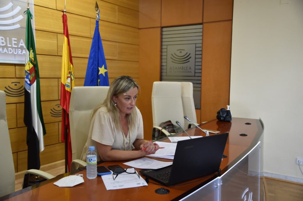  Blanca Martín preside la reunión telemática de la Comisión Permanente de la COPREPA